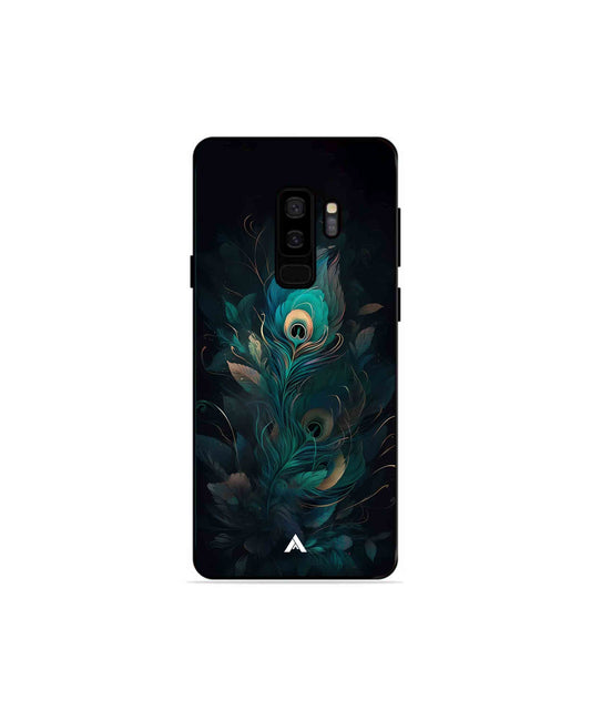 Krishna Mor Punkh Metal Back Cover Phone Case for Samsung Galaxy S9 Plus 