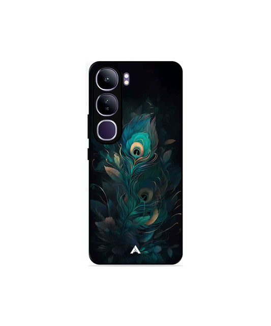 Krishna Mor Punkh Metal Back Cover Phone Case for Vivo Y300 