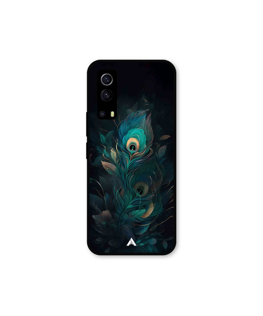 Krishna Mor Punkh Metal Back Cover Phone Case for Vivo Y53s 
