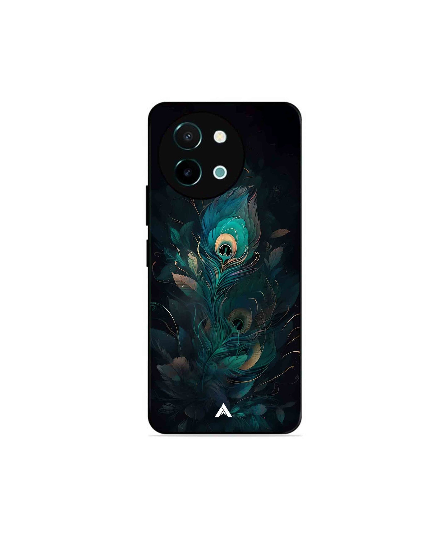 Krishna Mor Punkh Metal Back Cover Phone Case for Vivo Y58 