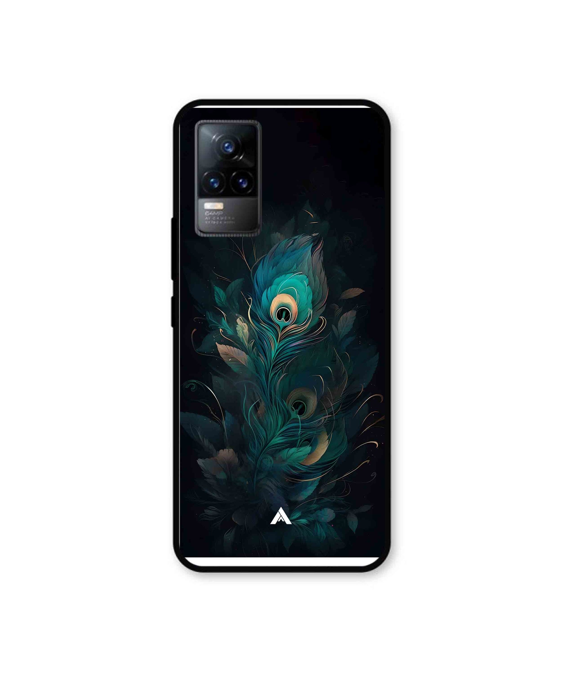 Krishna Mor Punkh Metal Back Cover Phone Case for Vivo Y73 