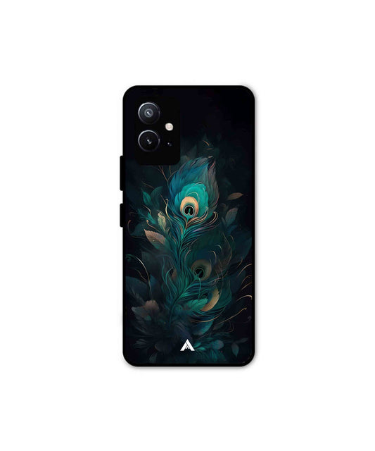Krishna Mor Punkh Metal Back Cover Phone Case for Vivo Y75 5G 
