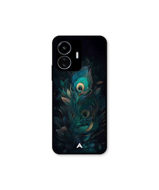 Krishna Mor Punkh Metal Back Cover Phone Case for Vivo Y77