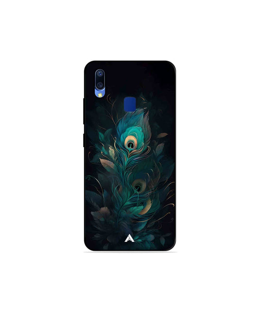 Krishna Mor Punkh Metal Back Cover Phone Case for Vivo Y95