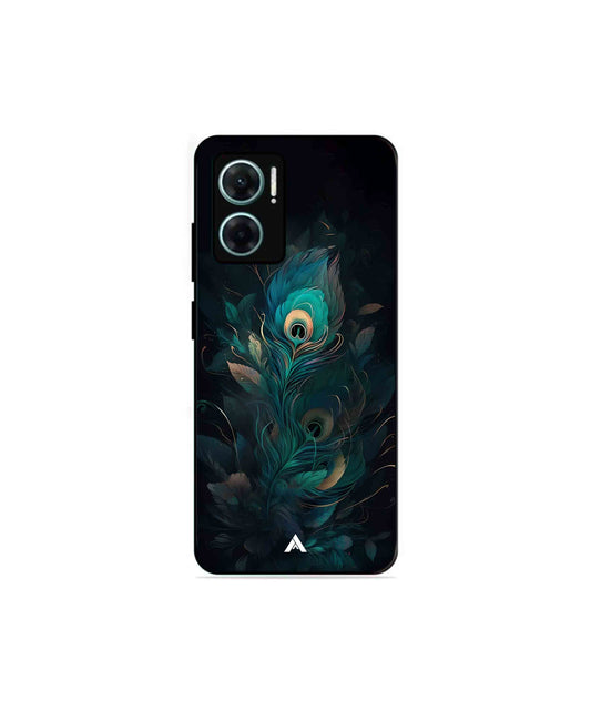 Krishna Mor Punkh Metal Back Cover Phone Case for Xiaomi Redmi 11 Prime 5G 