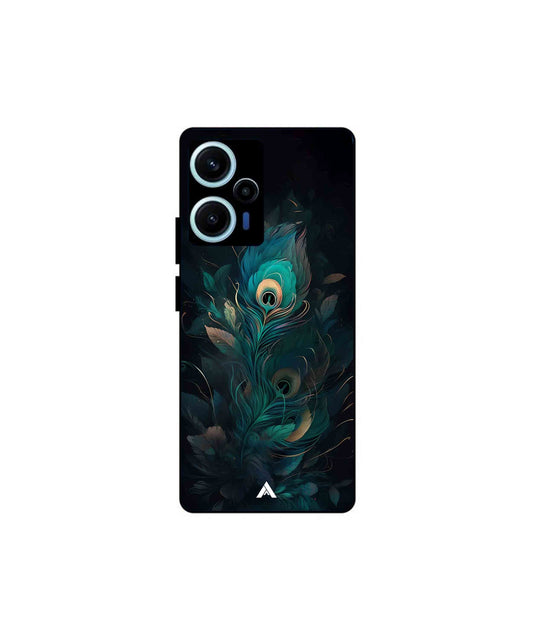 Krishna Mor Punkh Metal Back Cover Phone Case for Xiaomi Redmi Note 12 Turbo 