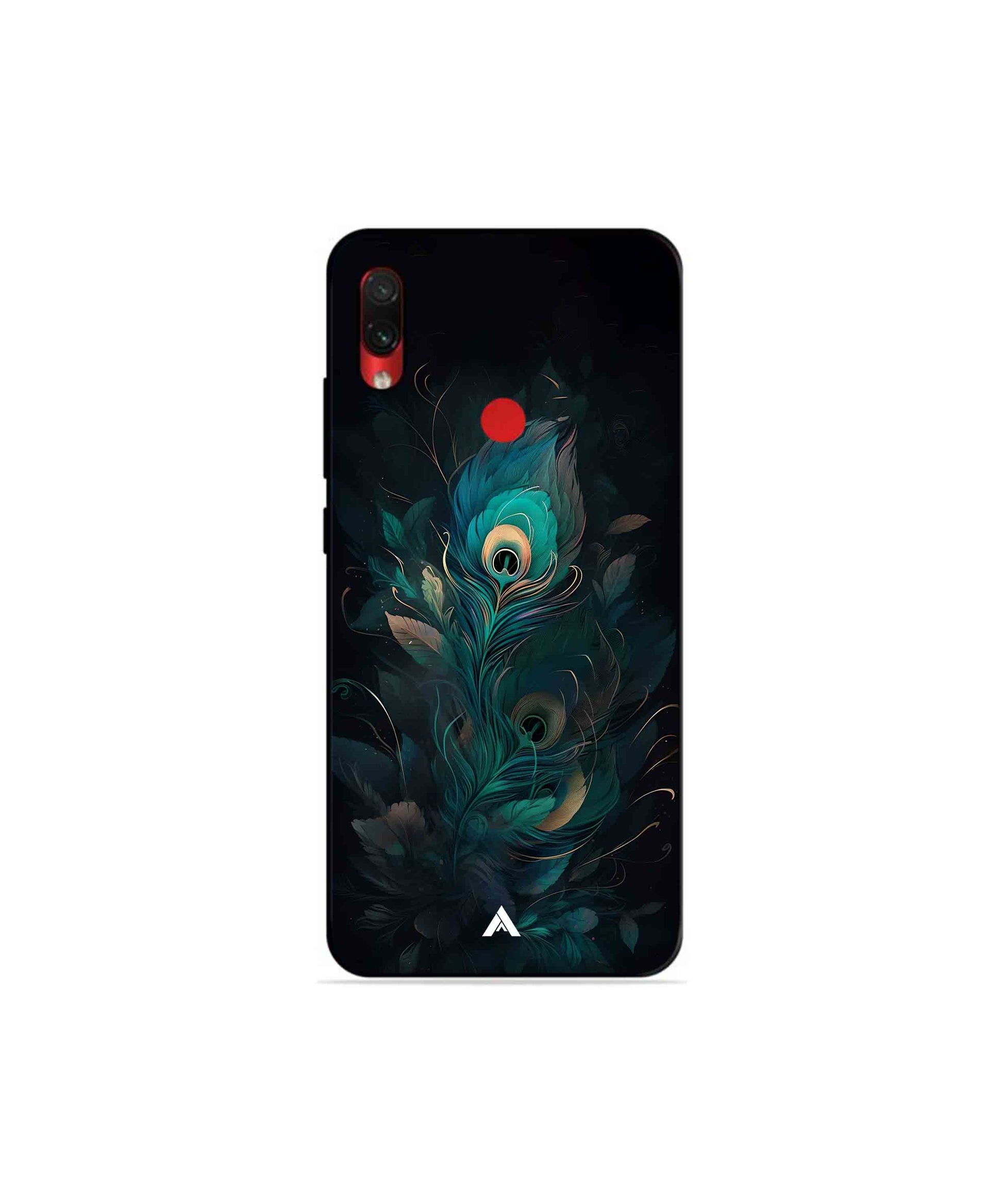 Krishna Mor Punkh Metal Back Cover Phone Case for Xiaomi Redmi Note 7s 
