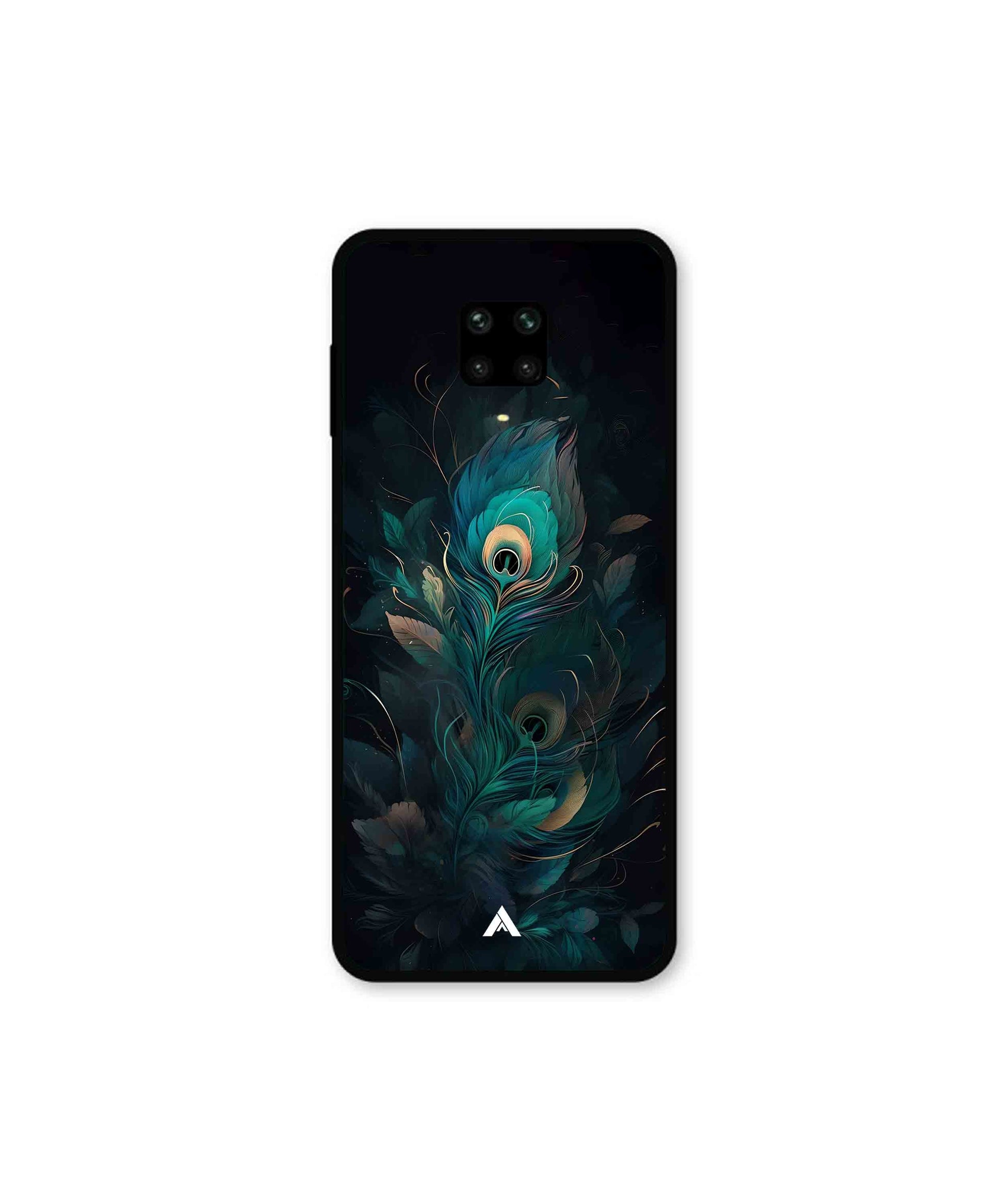 Krishna Mor Punkh Metal Back Cover Phone Case for Xiaomi Redmi Note 9 Pro 
