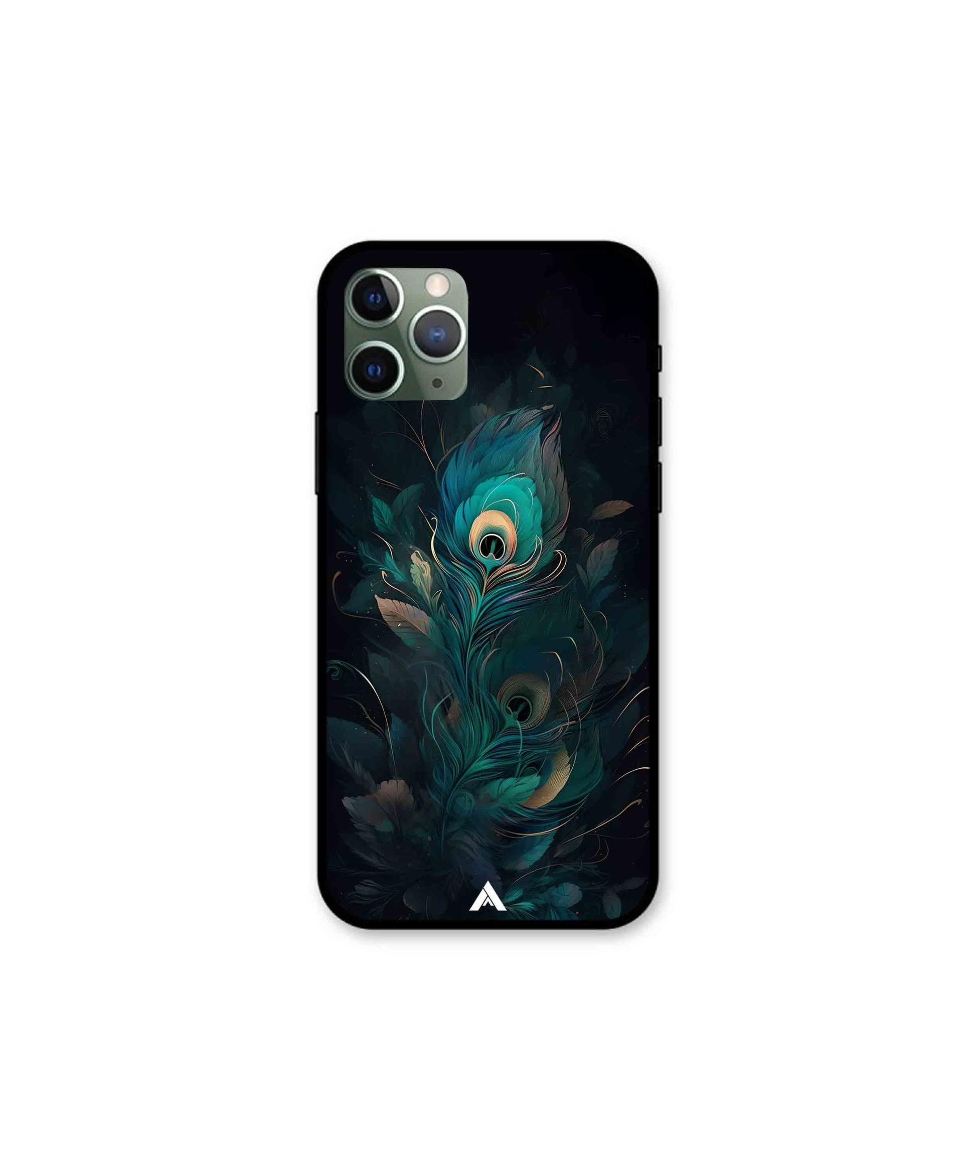 Krishna Mor Punkh Metal Back Cover Phone Case for iPhone 11 Pro 