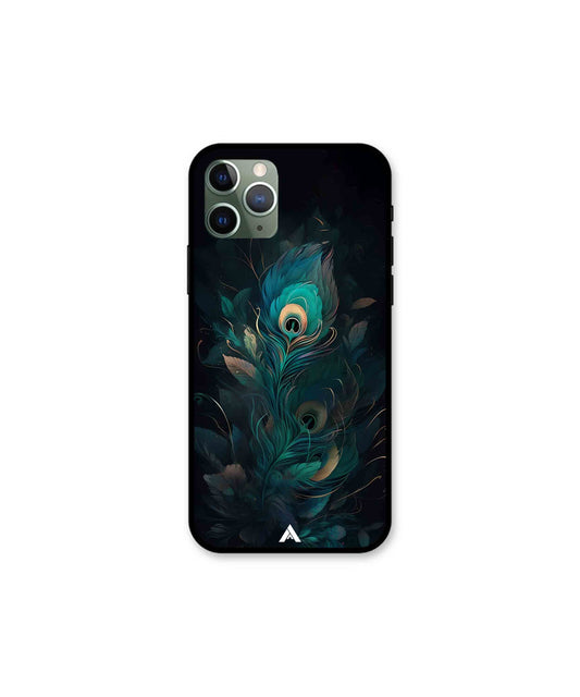 Krishna Mor Punkh Metal Back Cover Phone Case for iPhone 11 Pro 