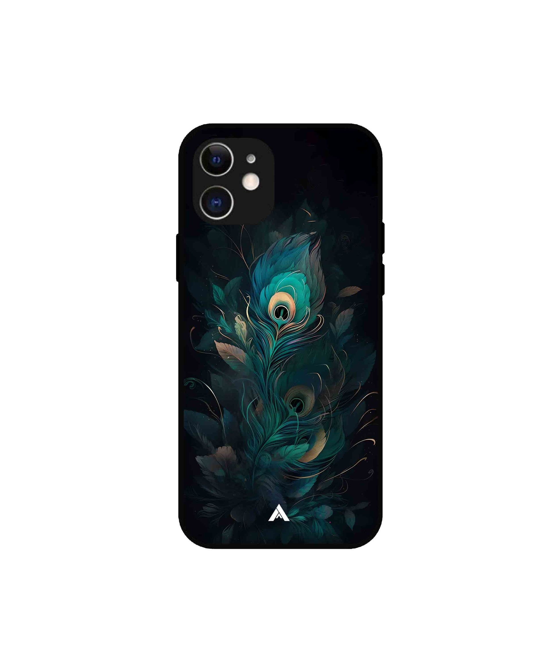 Krishna Mor Punkh Metal Back Cover Phone Case for iPhone 12 