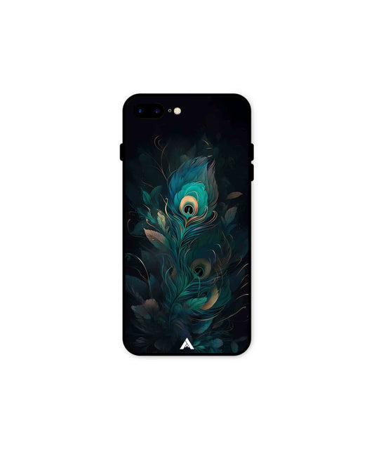 Krishna Mor Punkh Metal Back Cover Phone Case for iPhone 7 Plus 