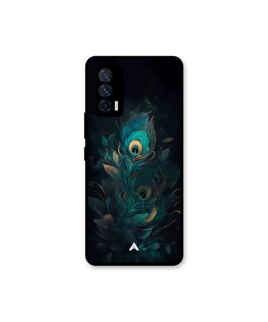 Krishna Mor Punkh Metal Back Cover Phone Case for iQOO 7 