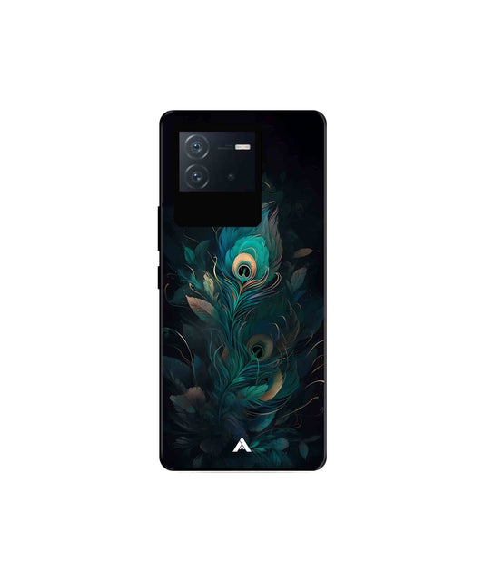 Krishna Mor Punkh Metal Back Cover Phone Case for iQOO Neo 6 