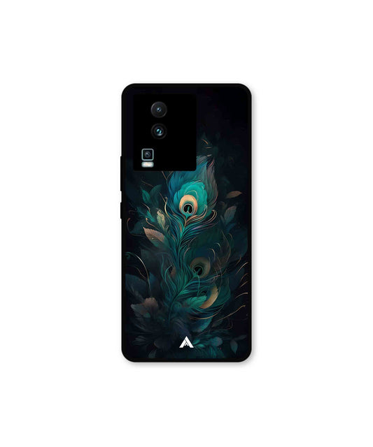 Krishna Mor Punkh Metal Back Cover Phone Case for iQOO Neo 7 