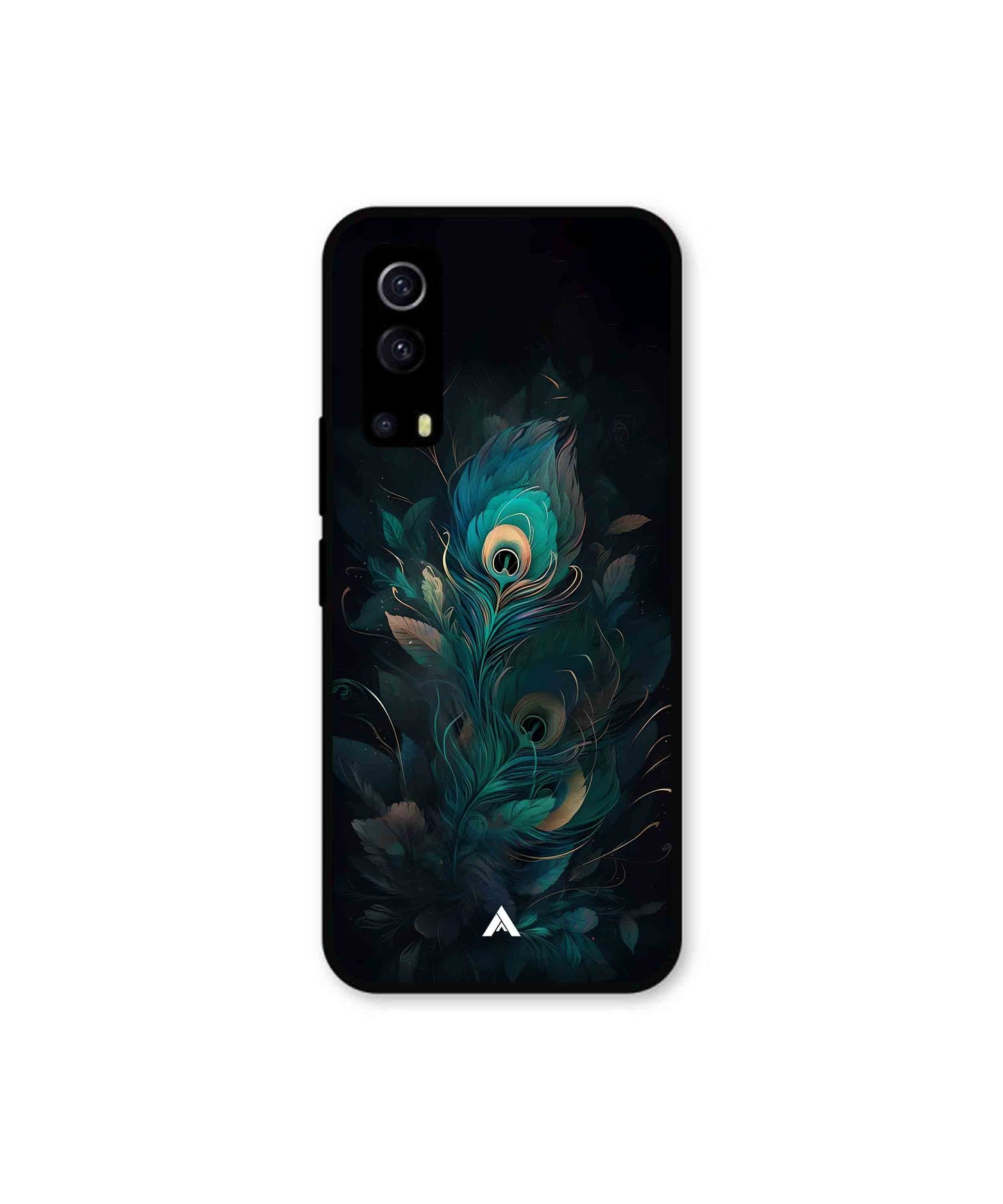 Krishna Mor Punkh Metal Back Cover Phone Case for iQOO Z3 
