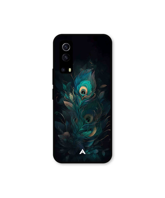 Krishna Mor Punkh Metal Back Cover Phone Case for iQOO Z3 