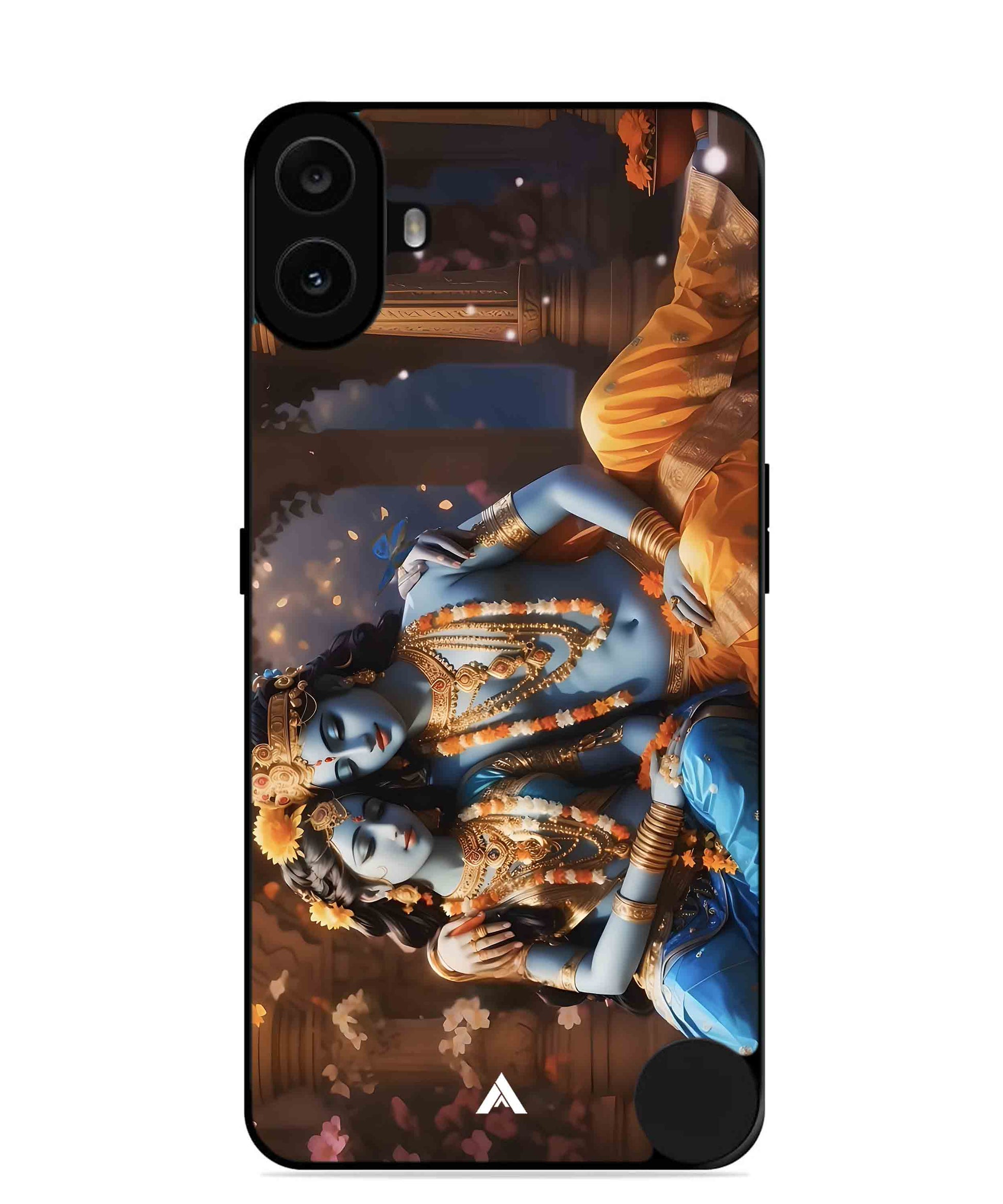Krishna Radha Metal Back Cover Phone Case for Nothing CMF Phone 1