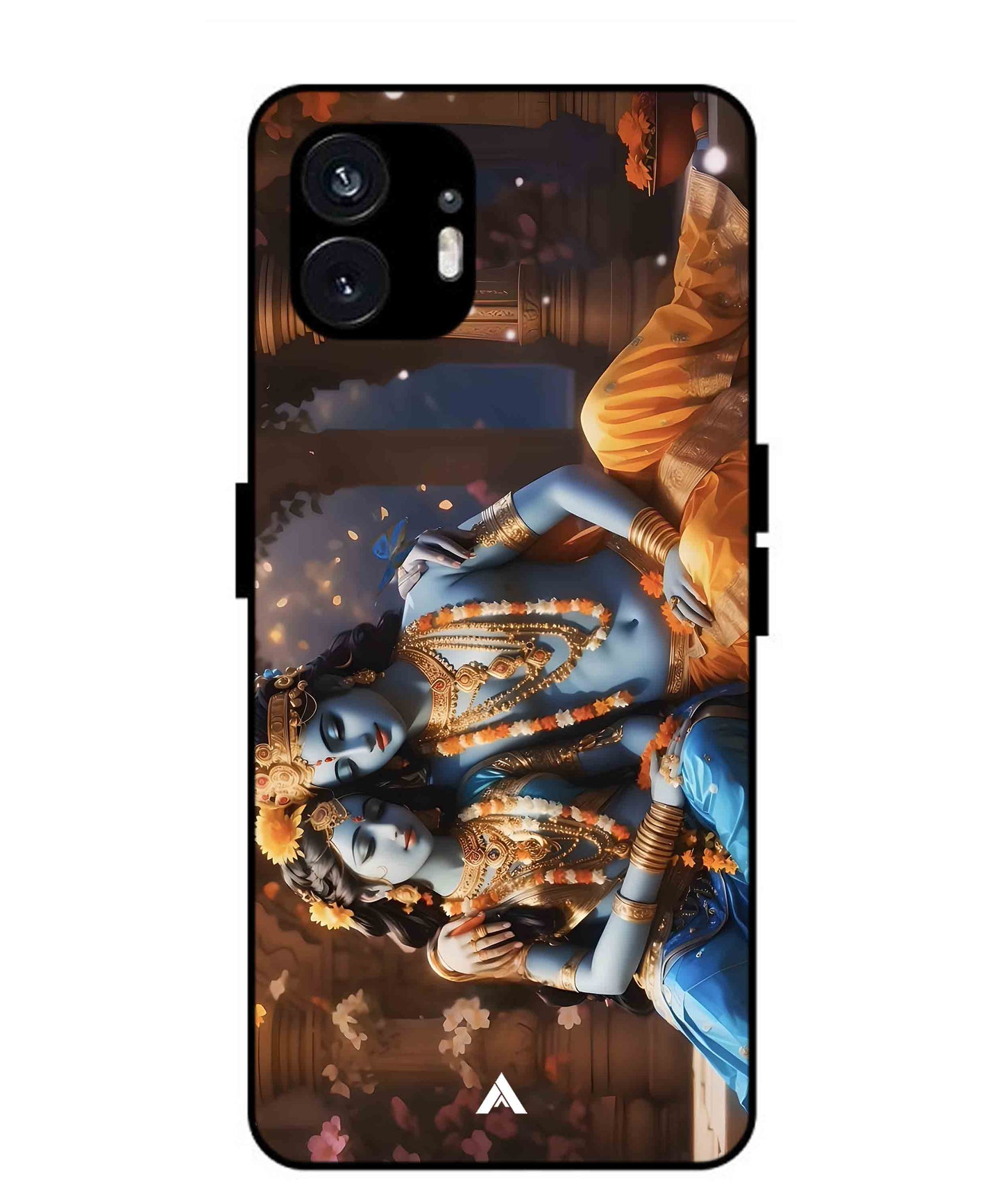 Krishna Radha Metal Back Cover Phone Case for Nothing Phone 2a Plus