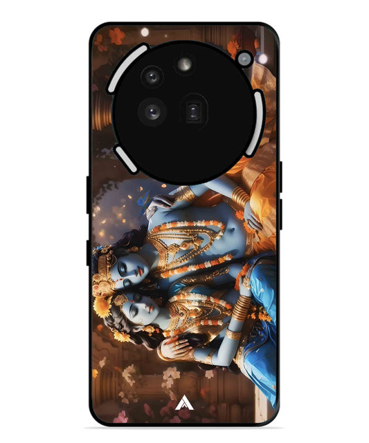 Krishna Radha Metal Back Cover Phone Case for Nothing Phone 3a Pro