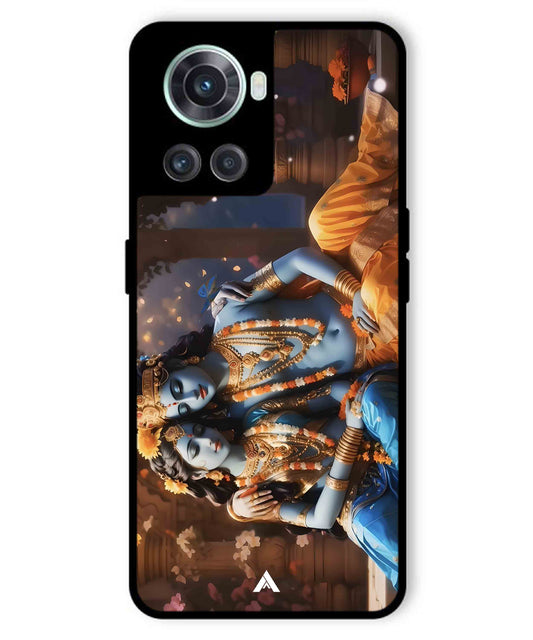 Krishna Radha Metal Back Cover Phone Case for Oneplus 10R