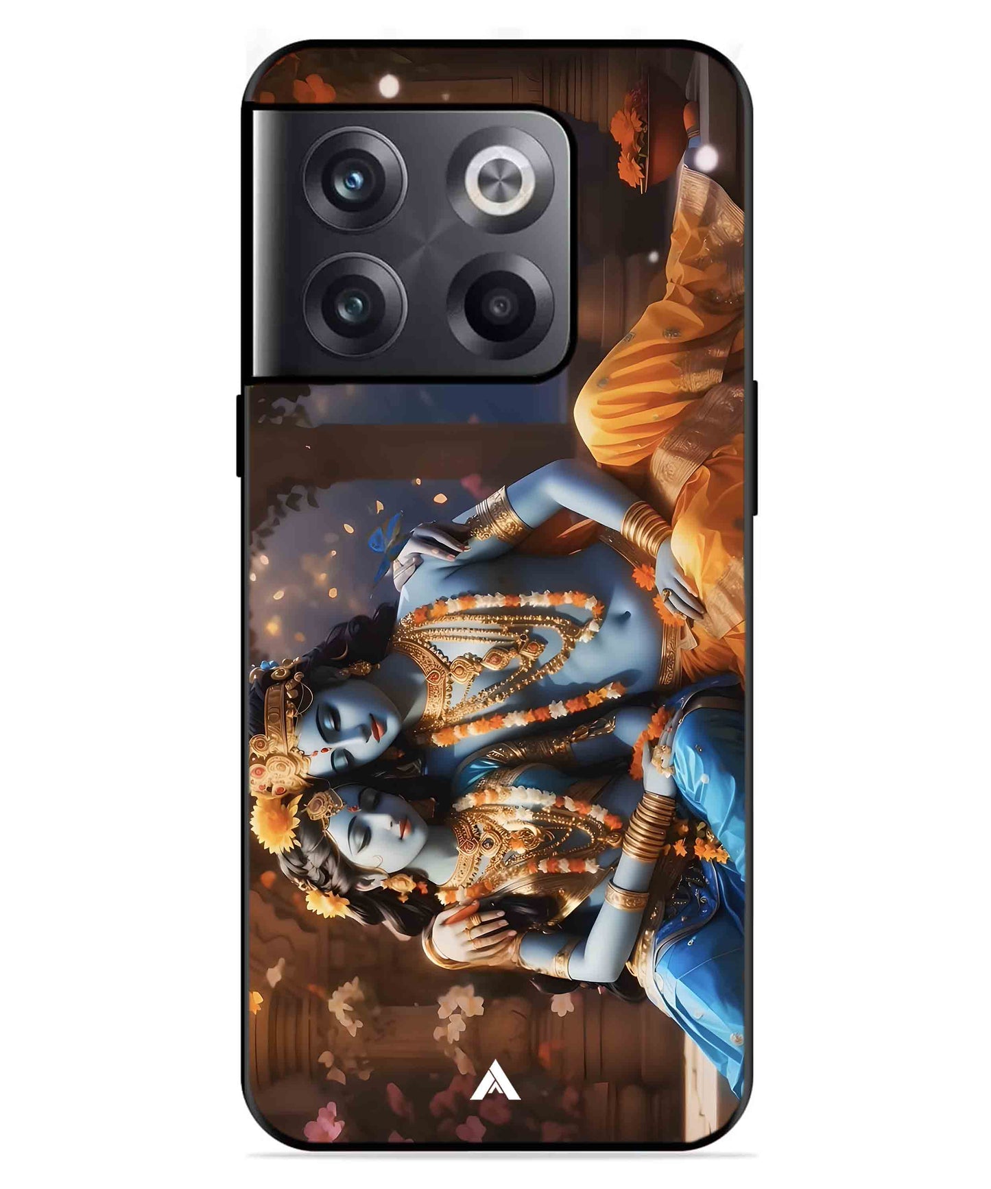 Krishna Radha Metal Back Cover Phone Case for Oneplus 10T