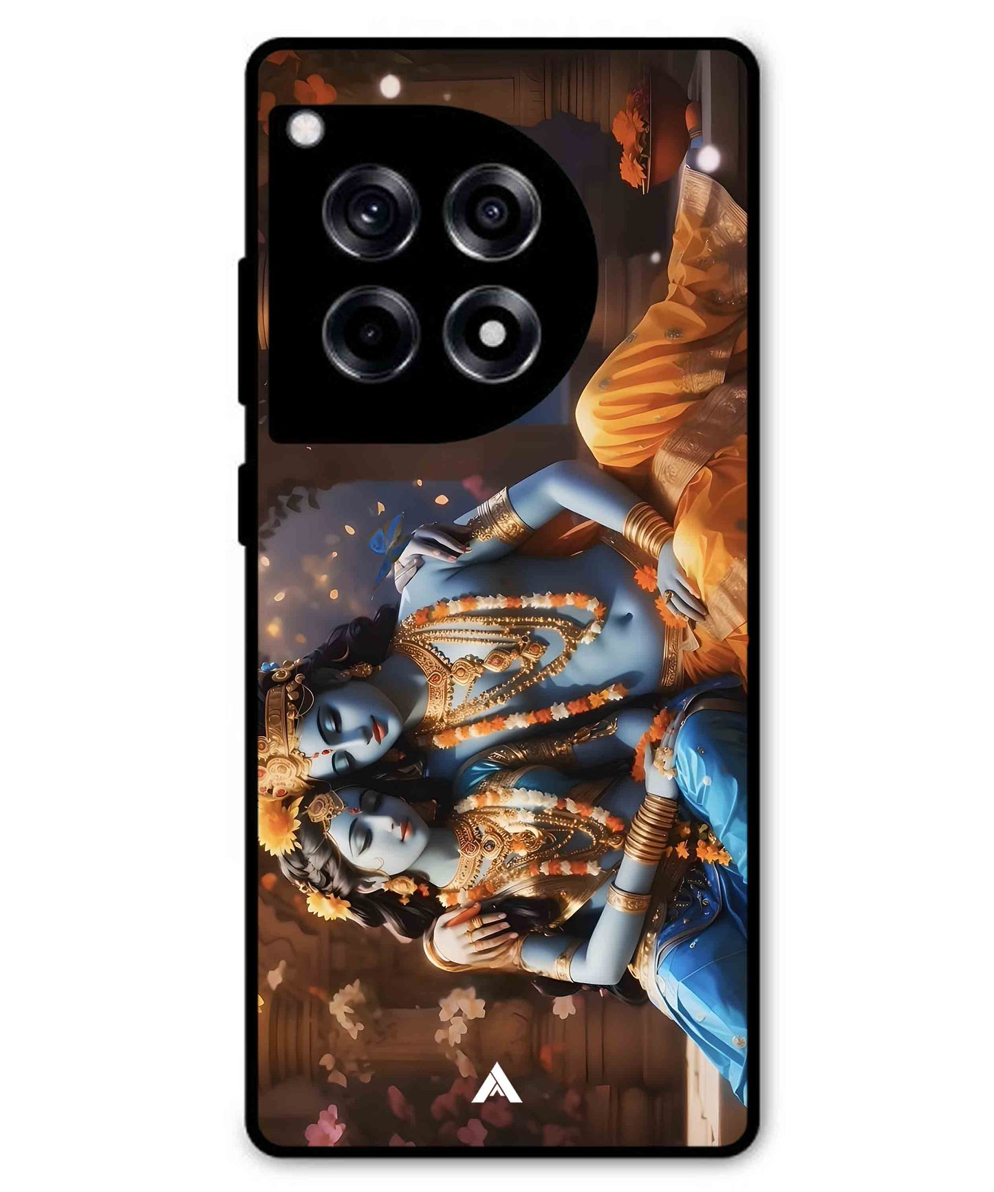 Krishna Radha Metal Back Cover Phone Case for Oneplus 12R