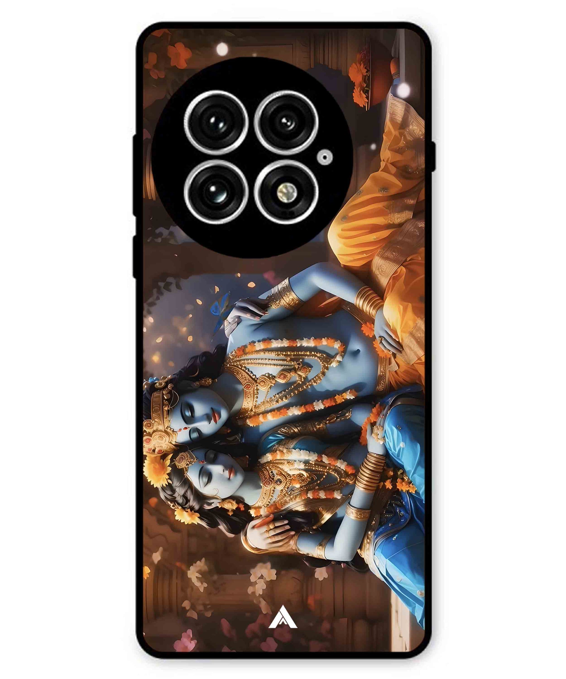 Krishna Radha Metal Back Cover Phone Case for Oneplus 13