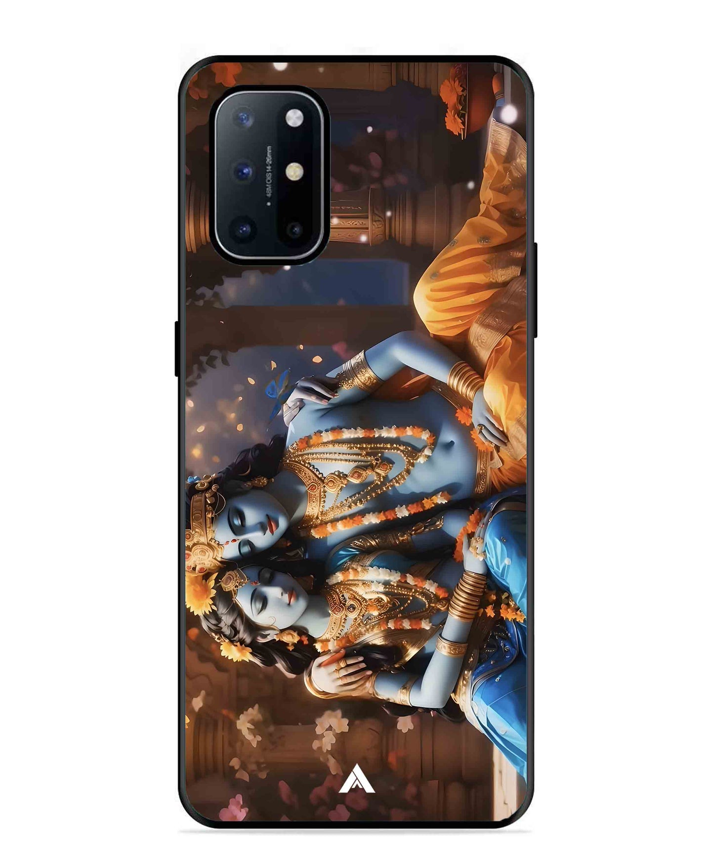 Krishna Radha Metal Back Cover Phone Case for Oneplus 8T