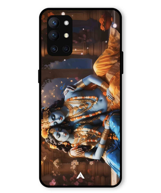 Krishna Radha Metal Back Cover Phone Case for Oneplus 9R