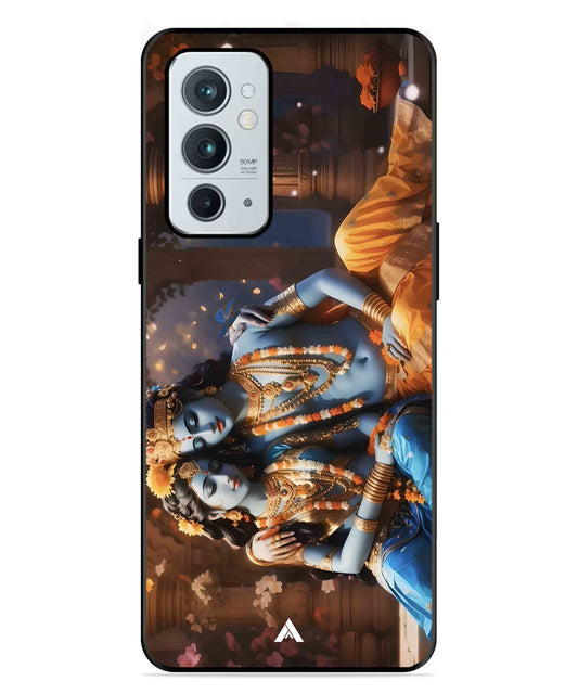 Krishna Radha Metal Back Cover Phone Case for Oneplus 9RT