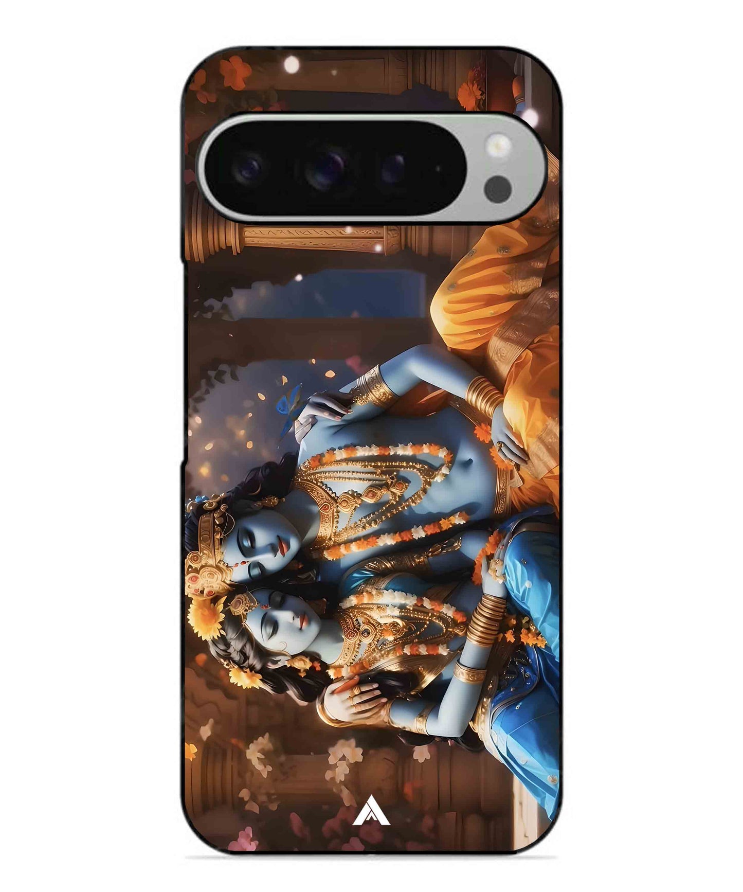 Krishna Radha Metal Back Cover Phone Case for Pixel 9 Pro XL