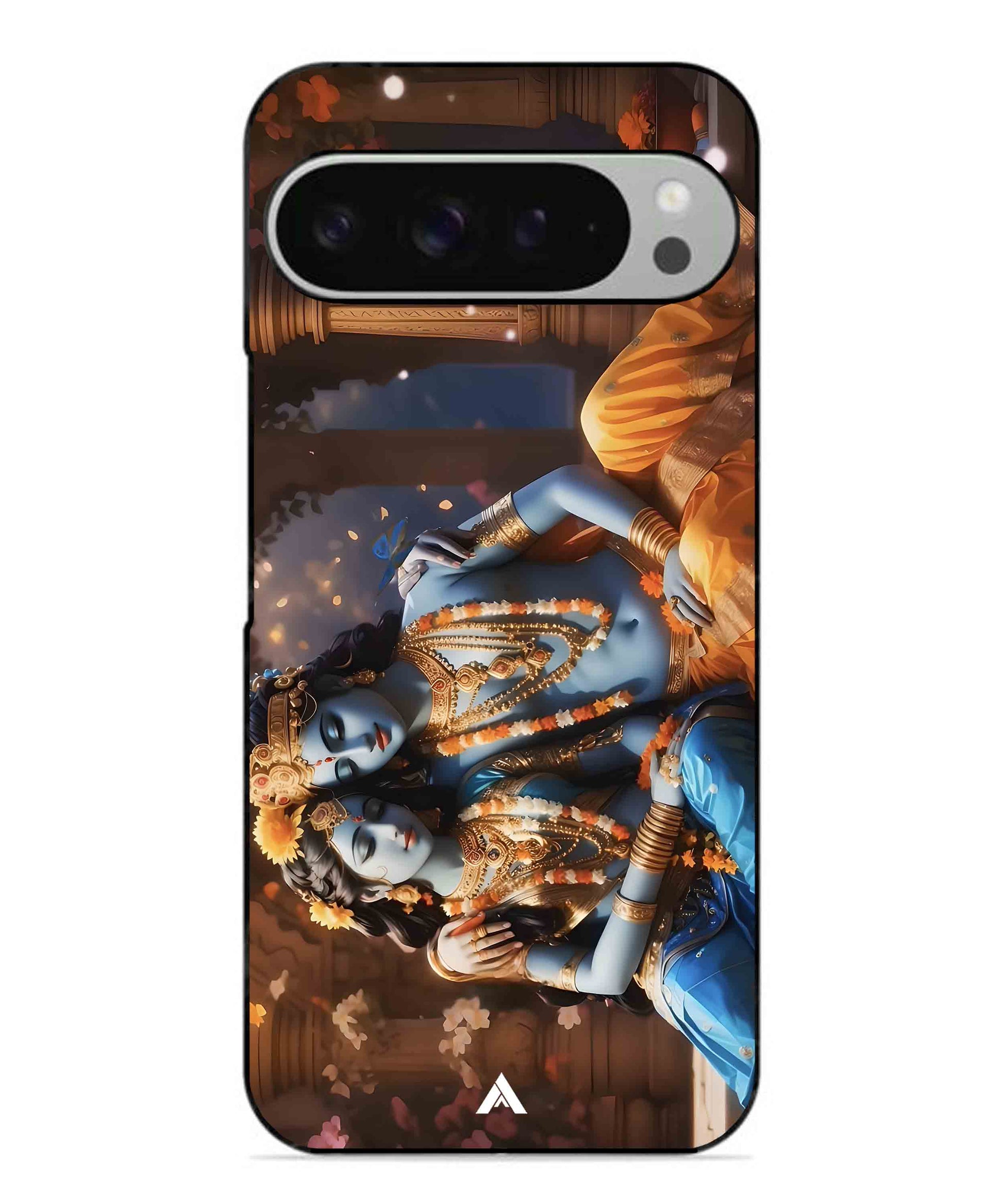 Krishna Radha Metal Back Cover Phone Case for Pixel 9 Pro XL