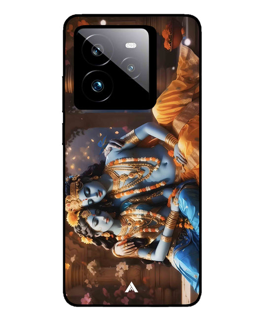 Krishna Radha Metal Back Cover Phone Case for Realme GT 7 Pro