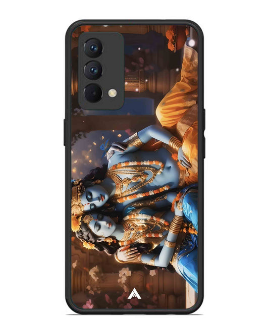 Krishna Radha Metal Back Cover Phone Case for Realme GT Master Edition