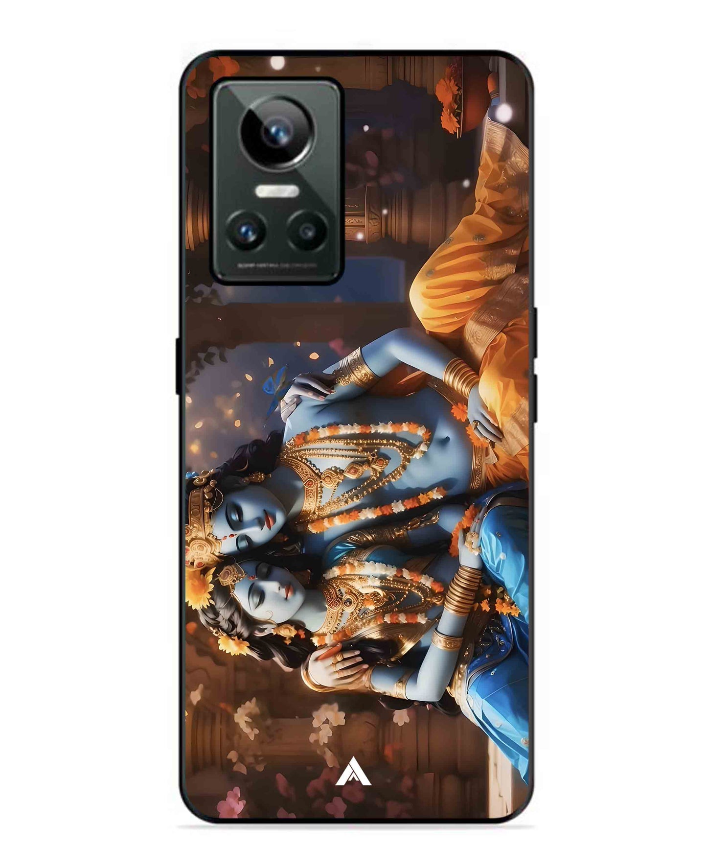 Krishna Radha Metal Back Cover Phone Case for Realme GT Neo 3
