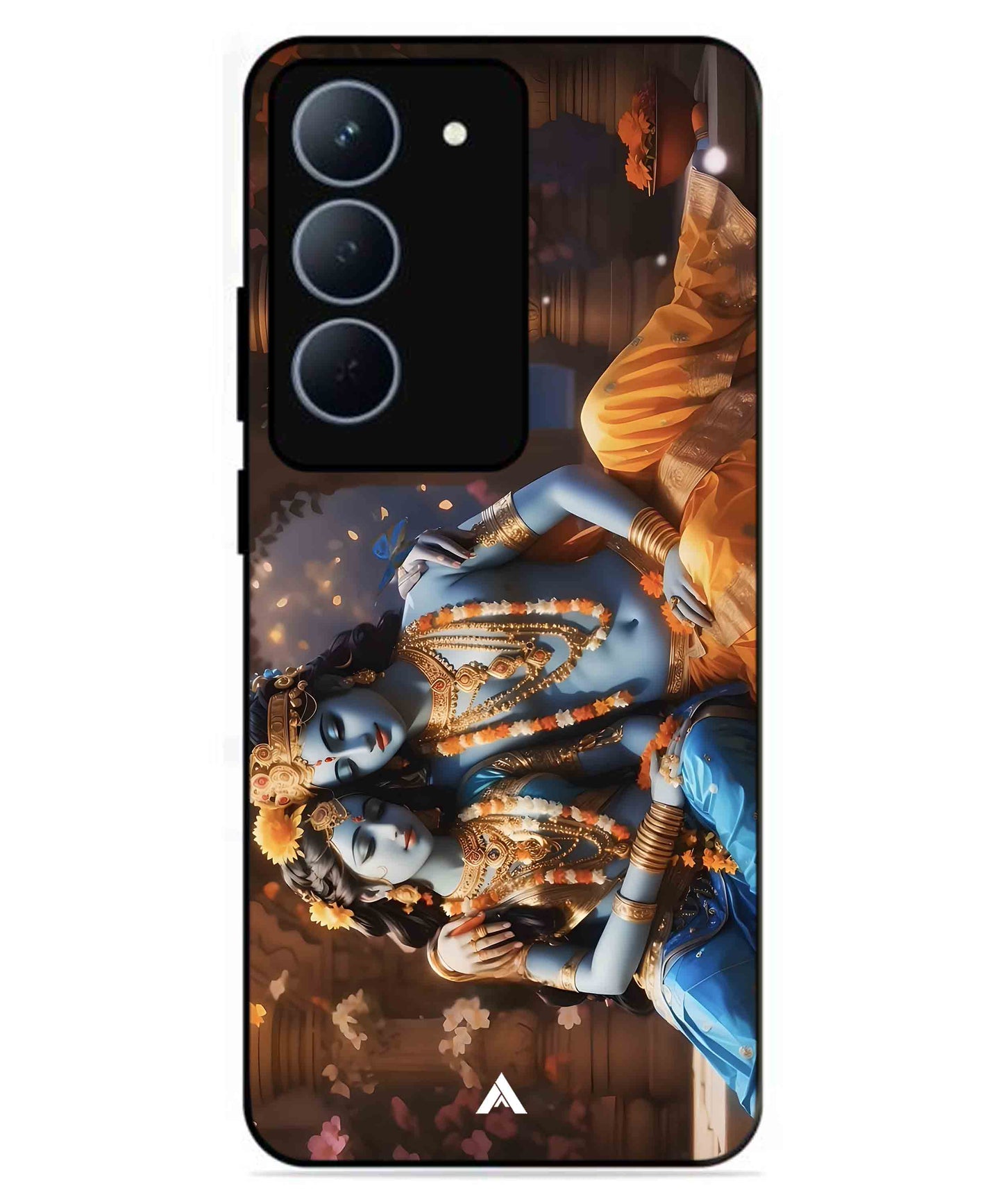 Krishna Radha Metal Back Cover Phone Case for Realme P3X