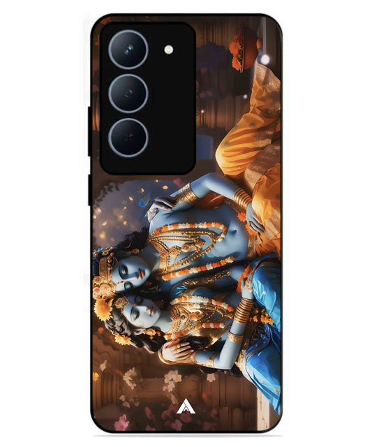 Krishna Radha Metal Back Cover Phone Case for Realme P3X