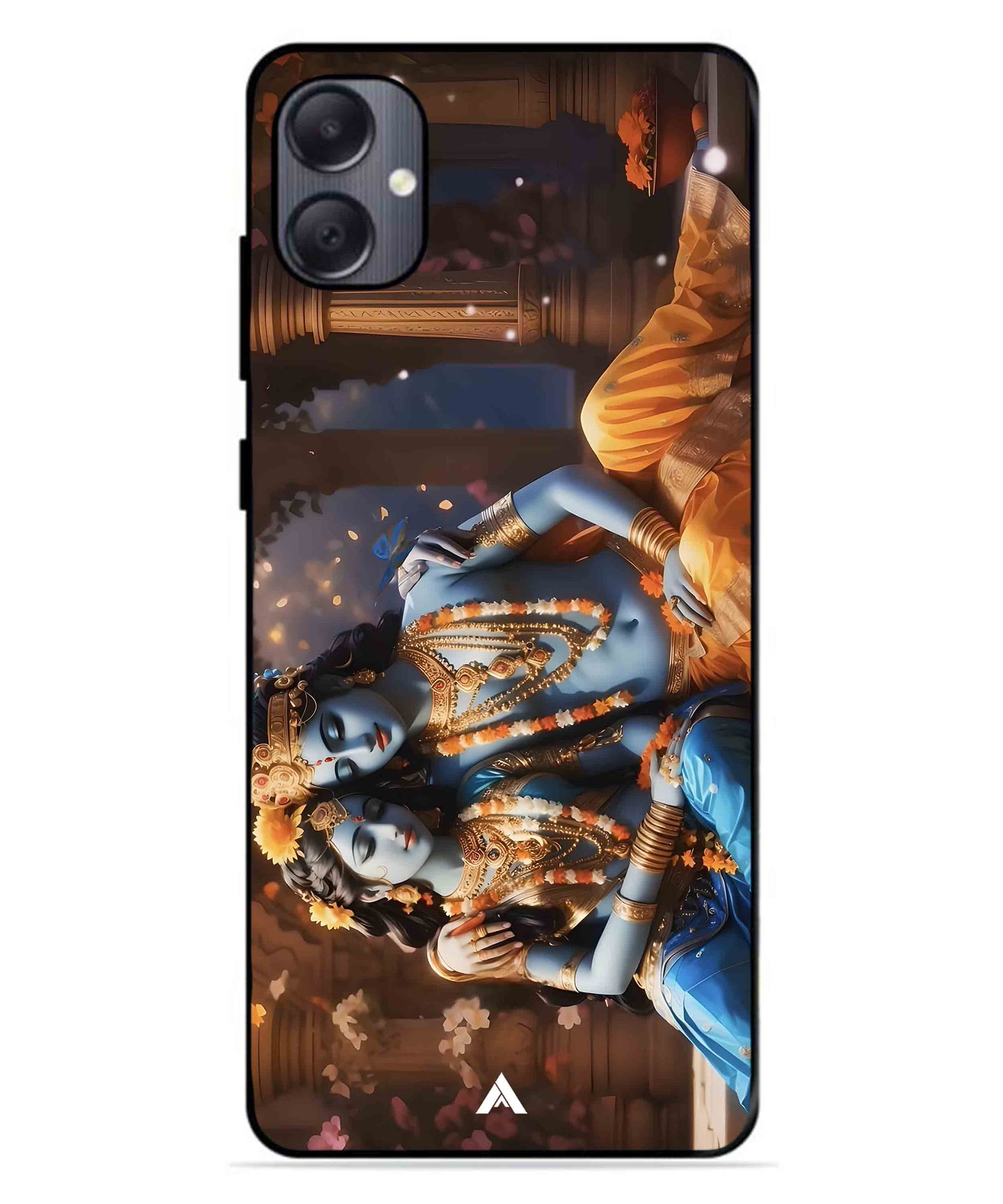 Krishna Radha Metal Back Cover Phone Case for Samsung Galaxy A05