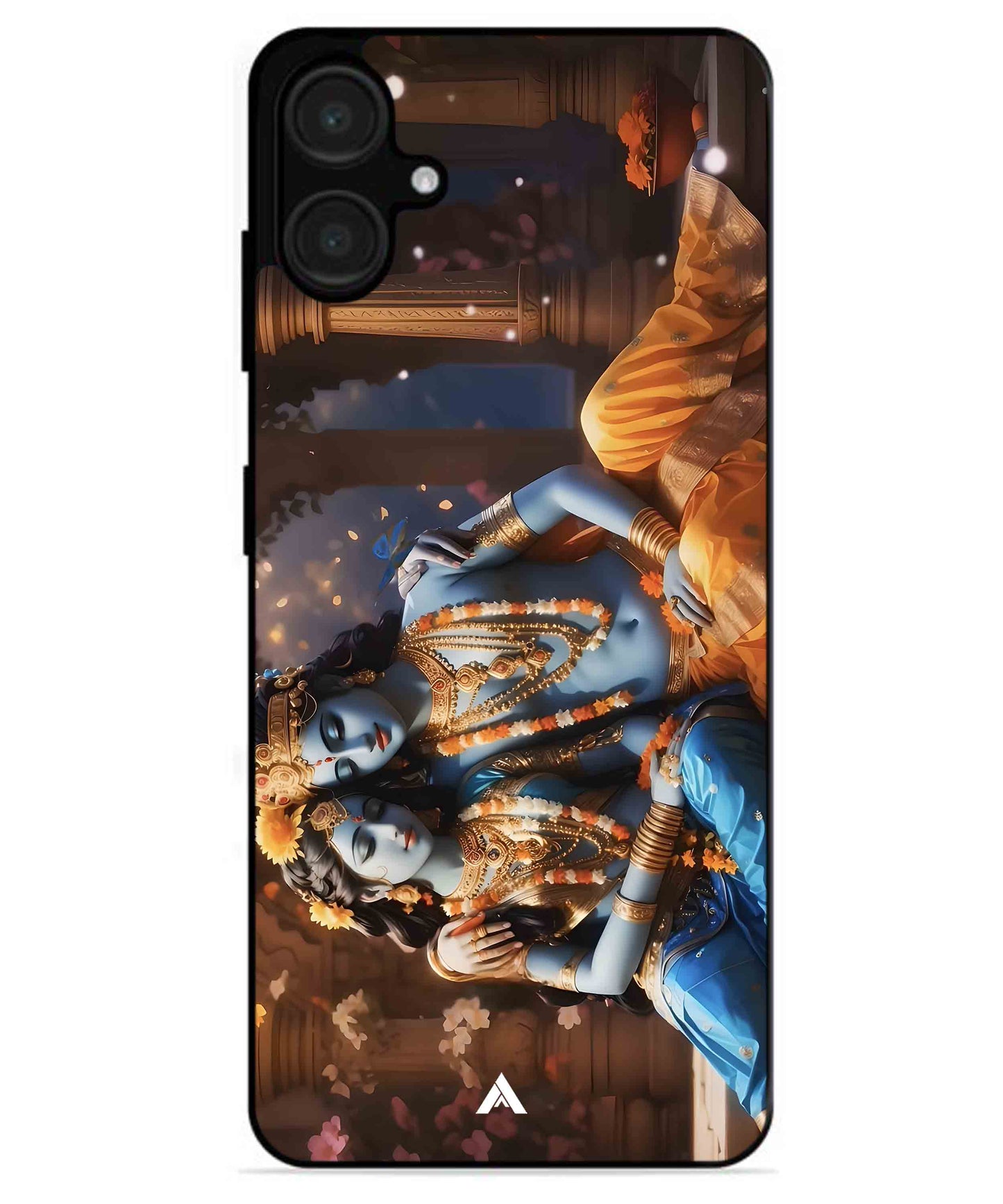 Krishna Radha Metal Back Cover Phone Case for Samsung Galaxy A06