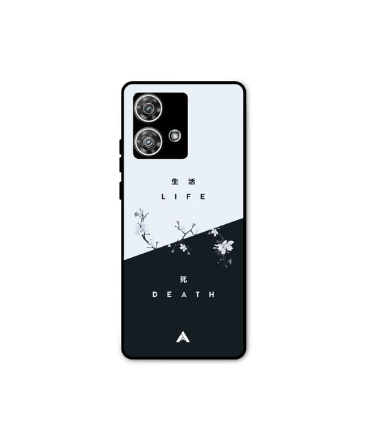 Life Death Metal Back Cover Phone Case for Moto Edge 40 Neo
