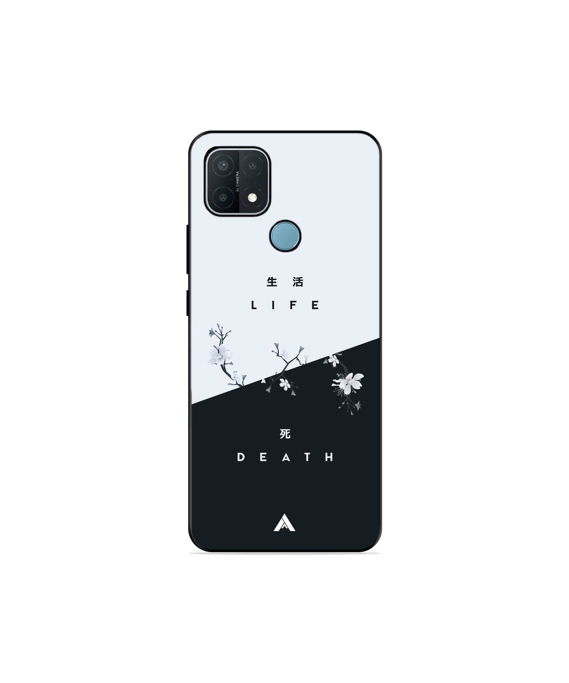 Life Death Metal Back Cover Phone Case for OPPO A15