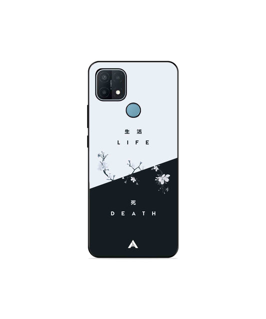 Life Death Metal Back Cover Phone Case for OPPO A15