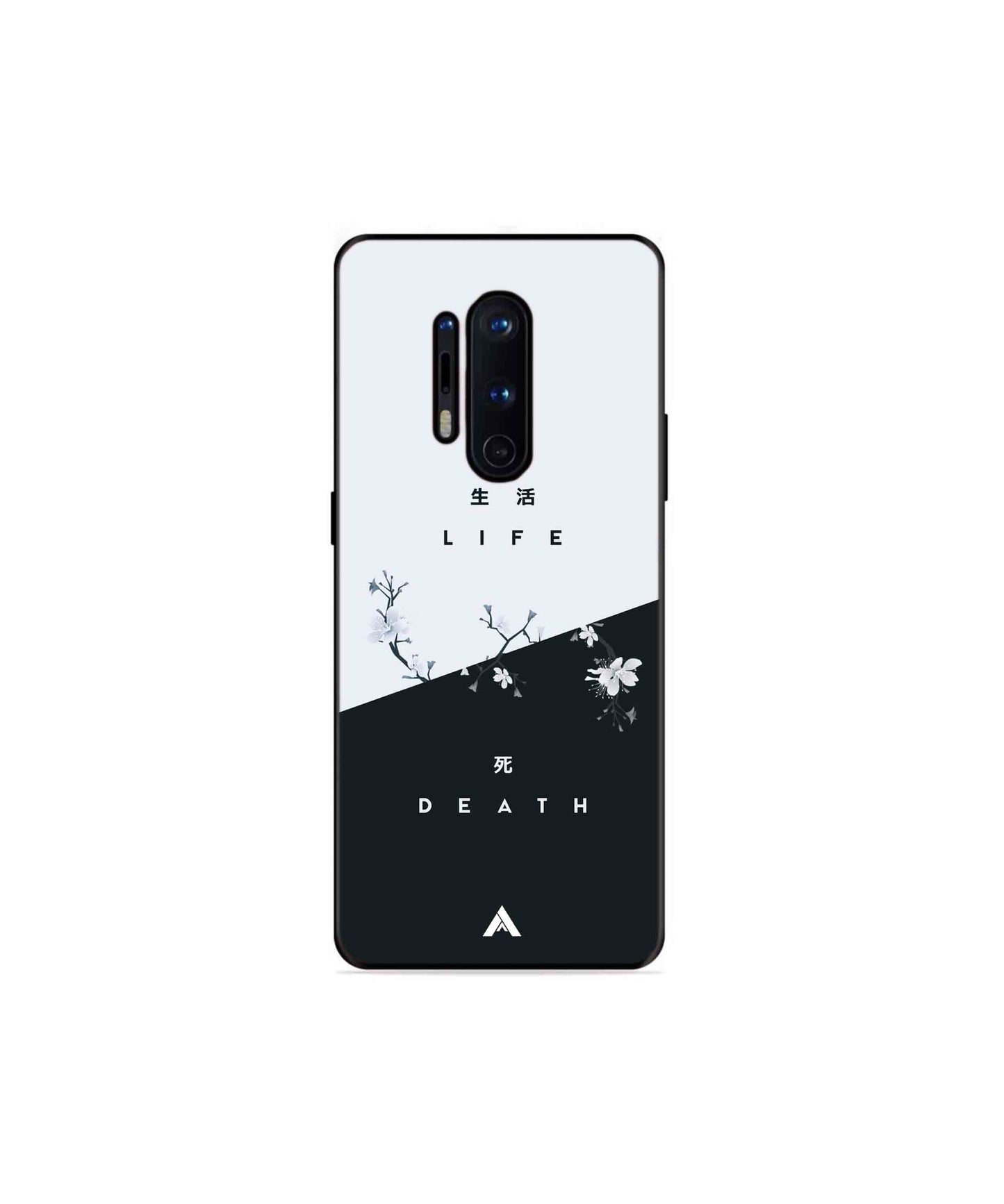 Life Death Metal Back Cover Phone Case for Oneplus 8 Pro