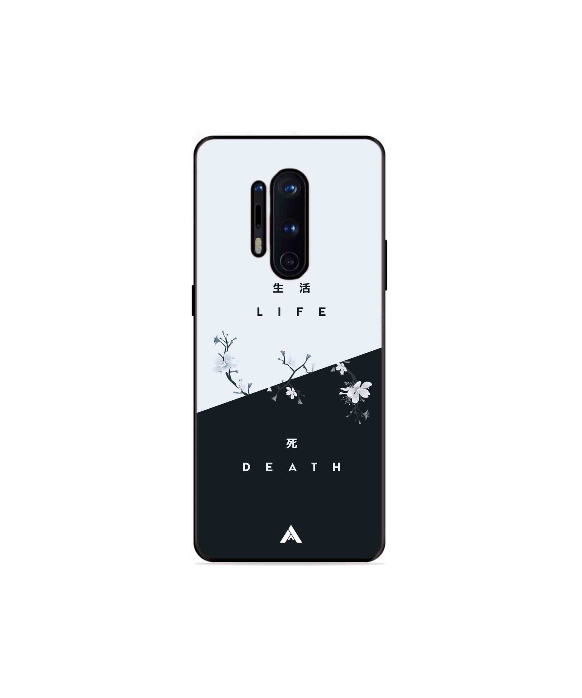 Life Death Metal Back Cover Phone Case for Oneplus 8 Pro