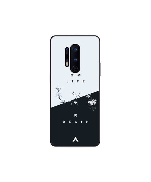 Life Death Metal Back Cover Phone Case for Oneplus 8 Pro
