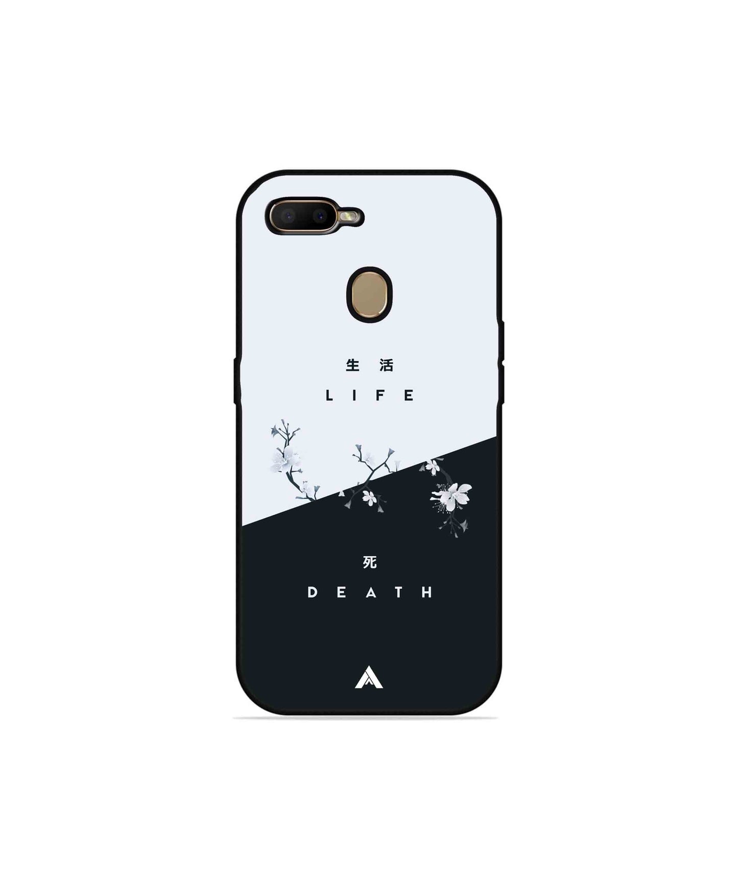 Life Death Metal Back Cover Phone Case for Oppo A12