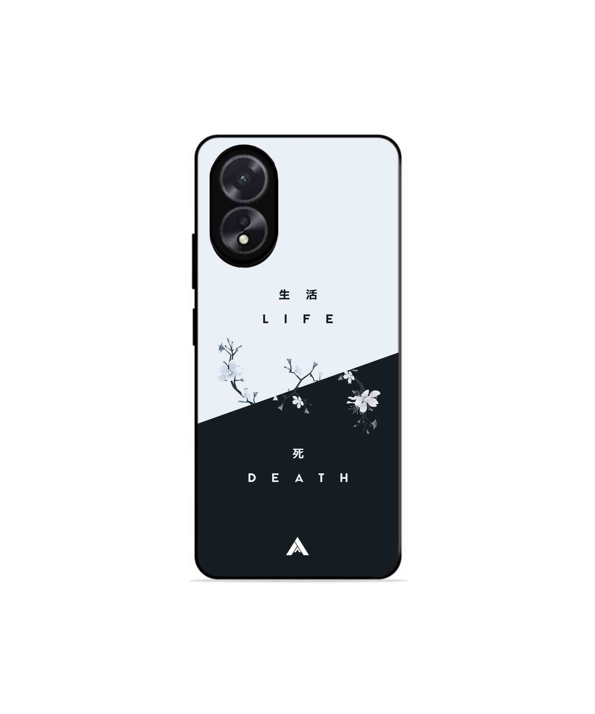 Life Death Metal Back Cover Phone Case for Oppo A18