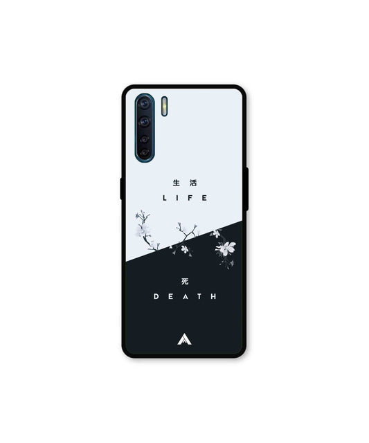 Life Death Metal Back Cover Phone Case for Oppo F15