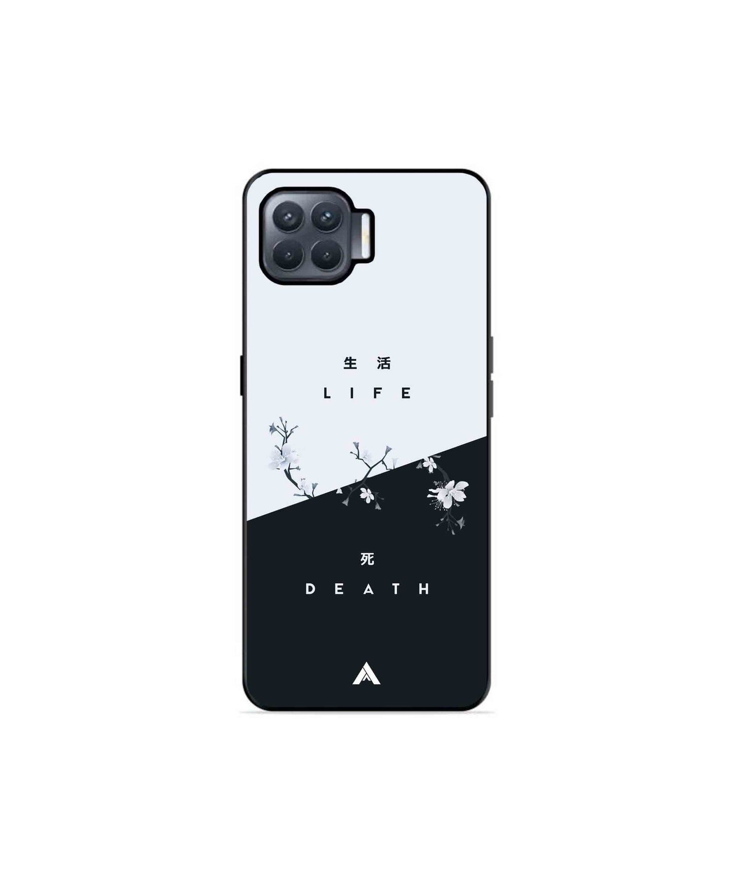 Life Death Metal Back Cover Phone Case for Oppo F17 Pro